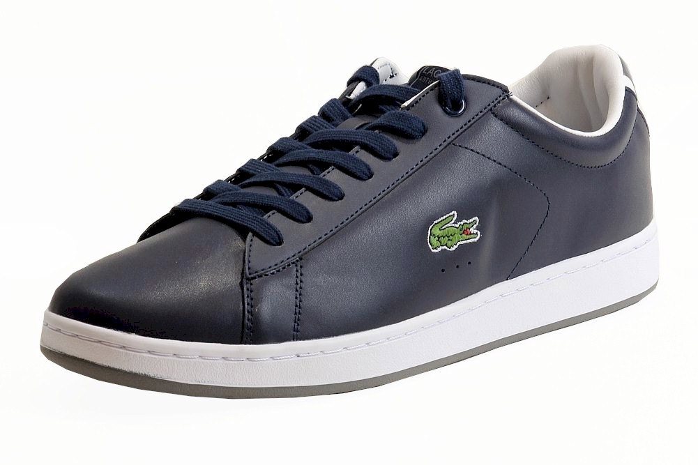 Lacoste Men's Carnaby Evo Sneakers Shoes - Blue - 12 D(M) US
