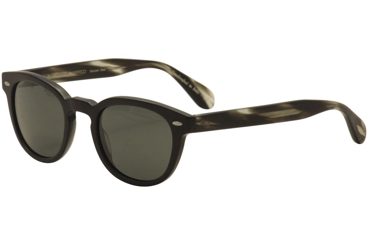 Oliver Peoples Women's Sheldrake Sun OV5036S OV/5036/S Fashion Sunglasses - Matte Black Ebonywood/Gray Glass Lens   1570P2 - Lens 47 Bridge 22 Temple 145mm