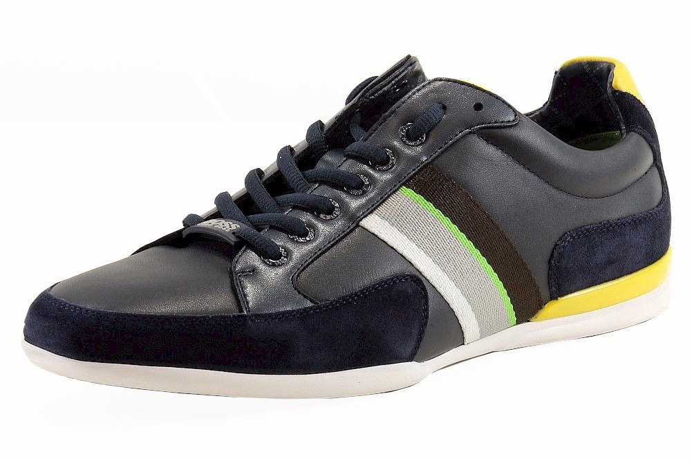 UPC 610769116975 product image for Hugo Boss Men s Space Lea Leather Fashion Sneakers Shoes | upcitemdb.com