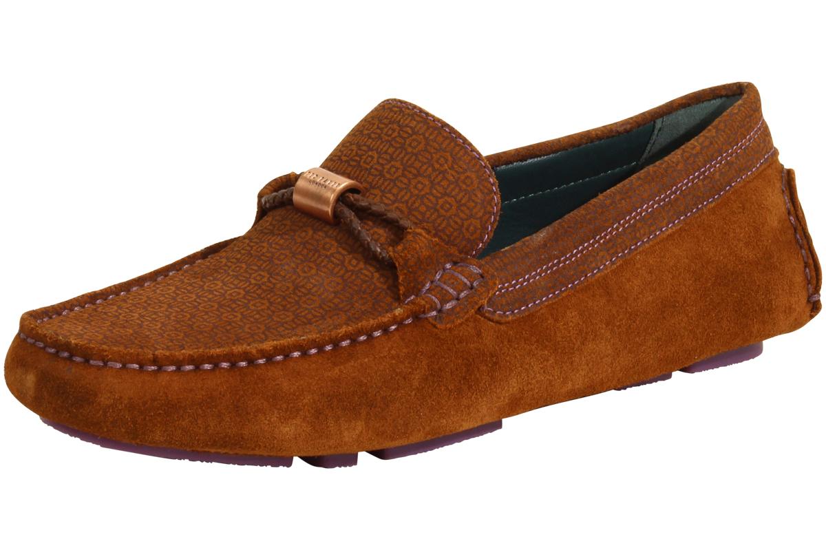 Ted Baker London Men's Carlsun Suede Driving Loafers Shoes - Tan - 10 D(M) US