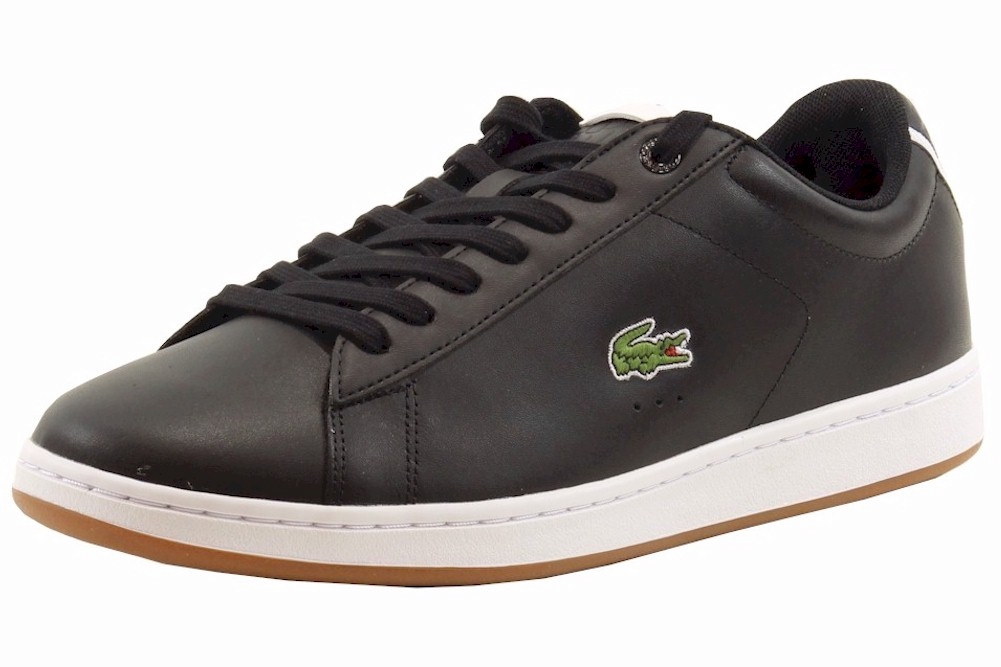 Lacoste Men's Carnaby Evo Sneakers Shoes - Black - 12 D(M) US