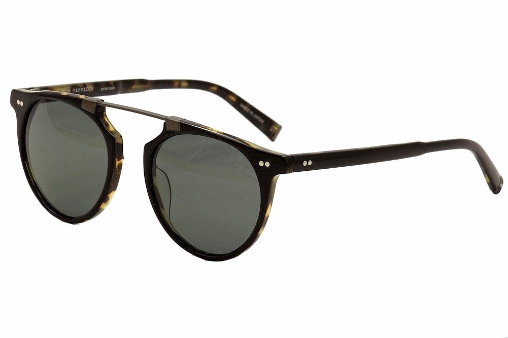 John Varvatos Men's V602 V/602 Fashion Sunglasses - Black - Lens 52 Bridge 18 Temple 150mm