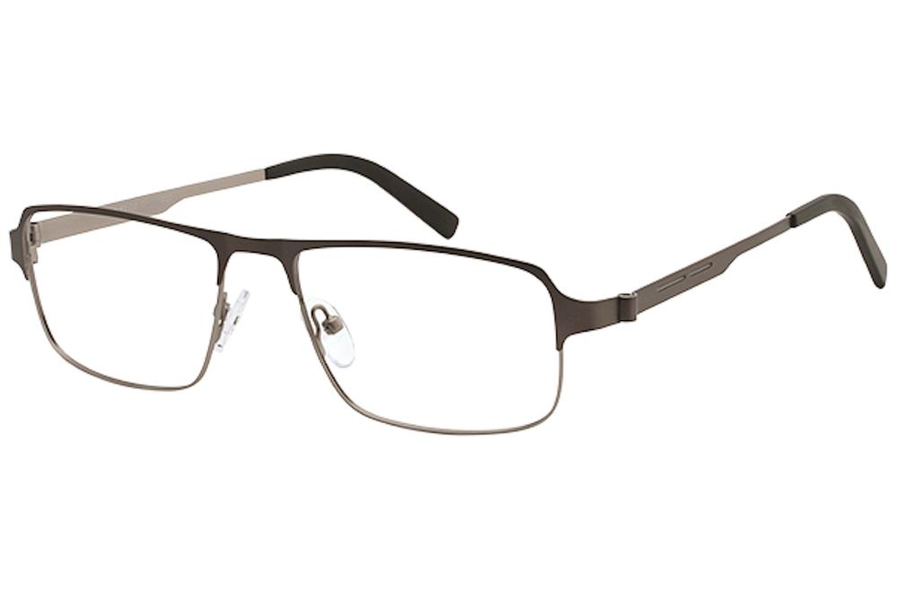 Tuscany Men's Eyeglasses 589 Full Rim Optical Frame - Brown   02 - Lens 55 Bridge 17 Temple 145mm