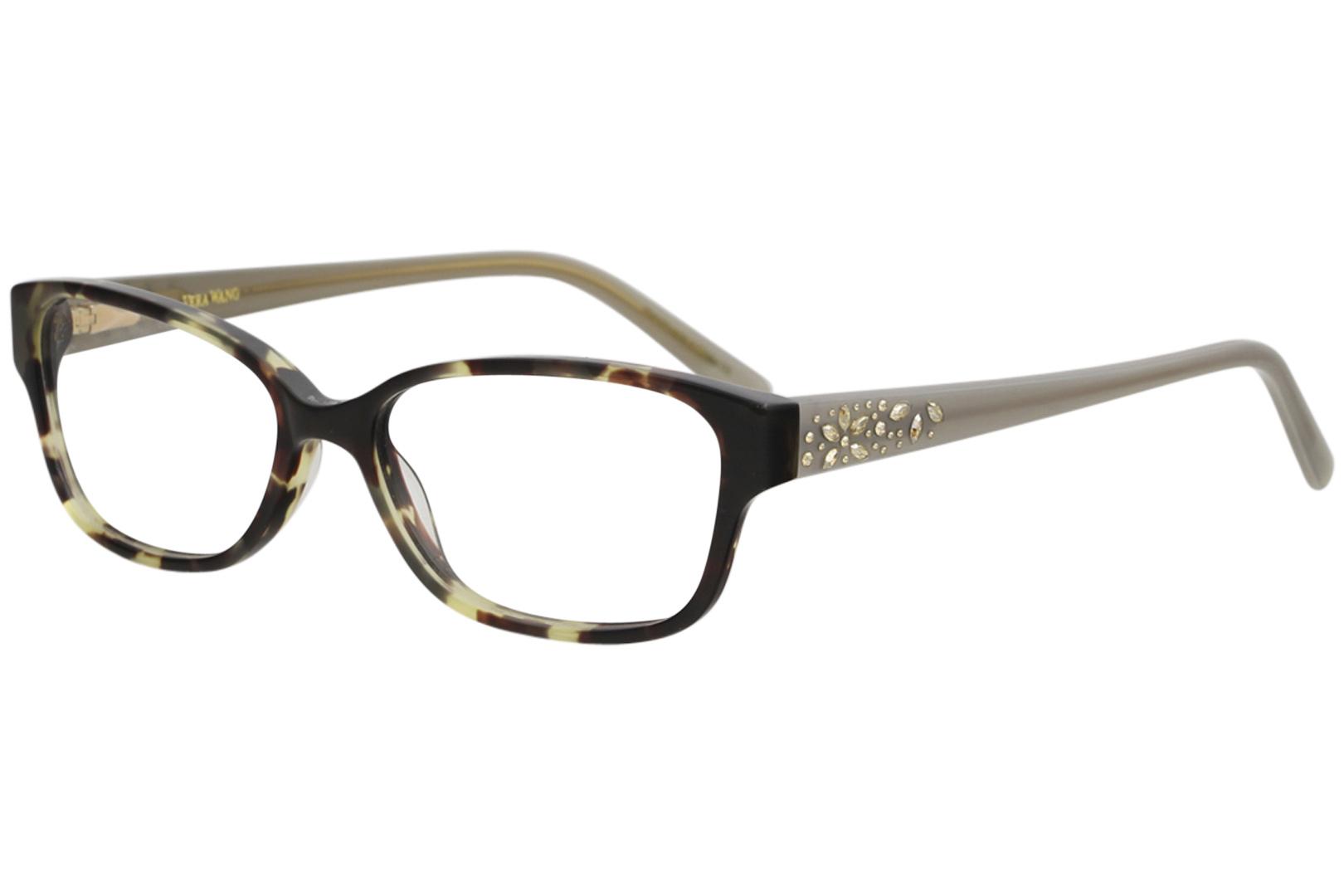 Vera Wang Women's Eyeglasses Magnifique Full Rim Optical Frame - Tortoise   TO - Lens 52 Bridge 15 Temple 135mm
