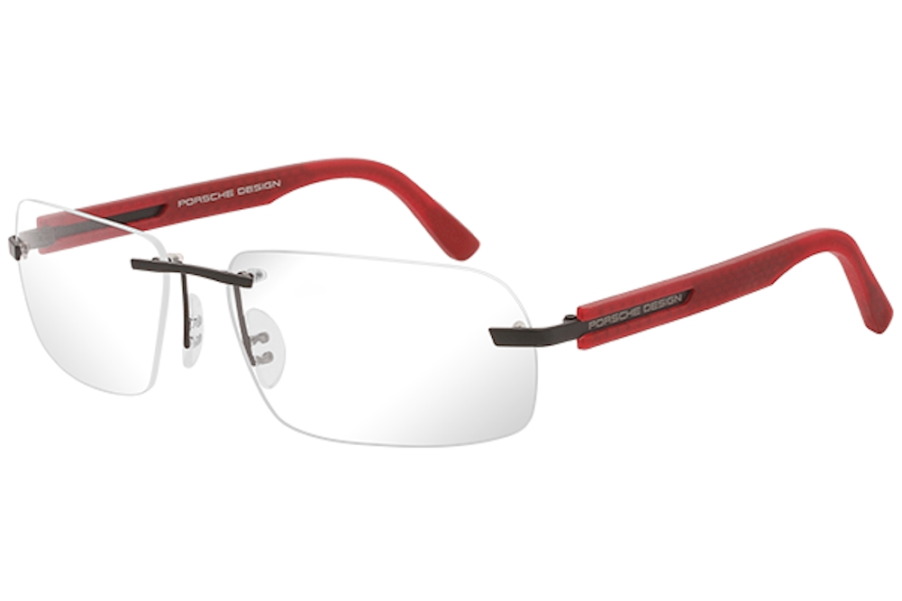 Porsche Design Men S Eyeglasses P 8233 P8233 S1 Rimless Optical Frame