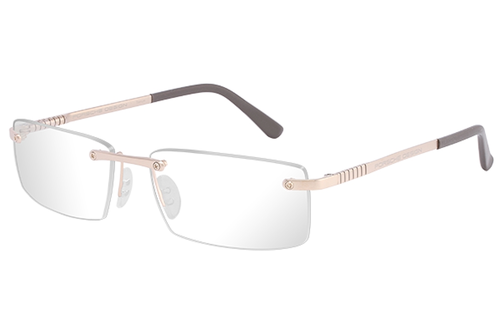 Porsche Design Men S Eyeglasses P 8238 P8238 S2 Rimless Optical Frame