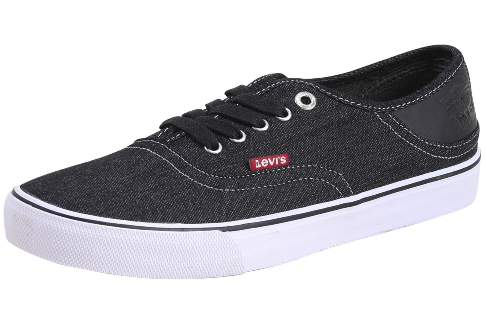 Levi's Men's Monterey Denim Sneakers Shoes - Black - 13 D(M) US