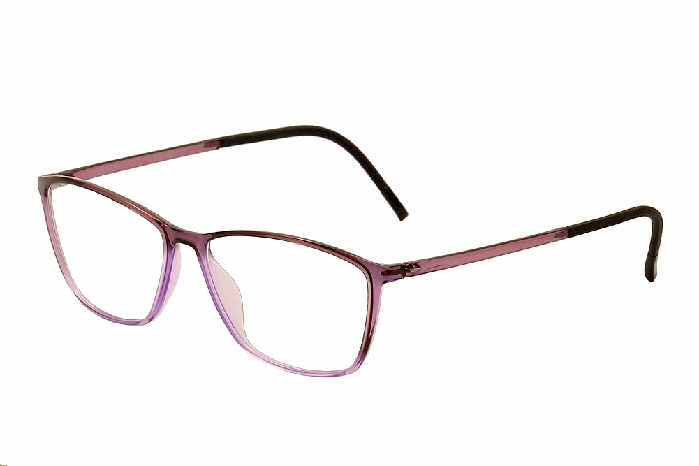 Silhouette Eyeglasses SPX Illusion Full Rim 1560 Optical Frame - Purple - Lens 52 Bridge 14 Temple 130mm