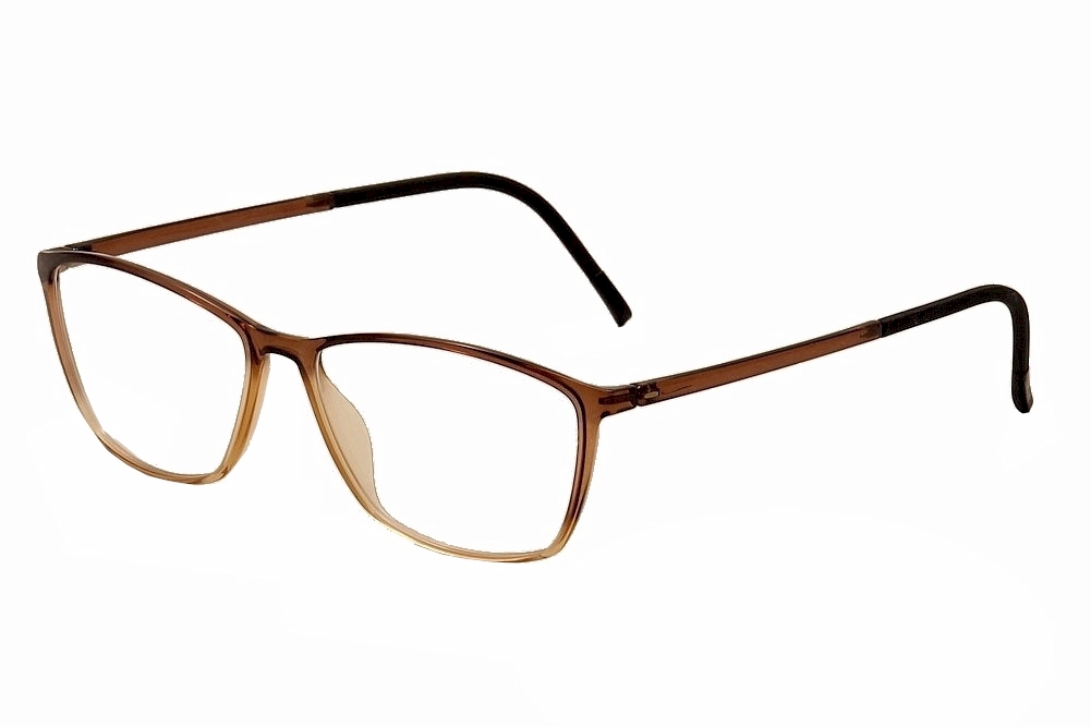 Silhouette Eyeglasses SPX Illusion Full Rim 1560 Optical Frame - Brown Gradient   6060 - Lens 52 Bridge 14 Temple 130mm