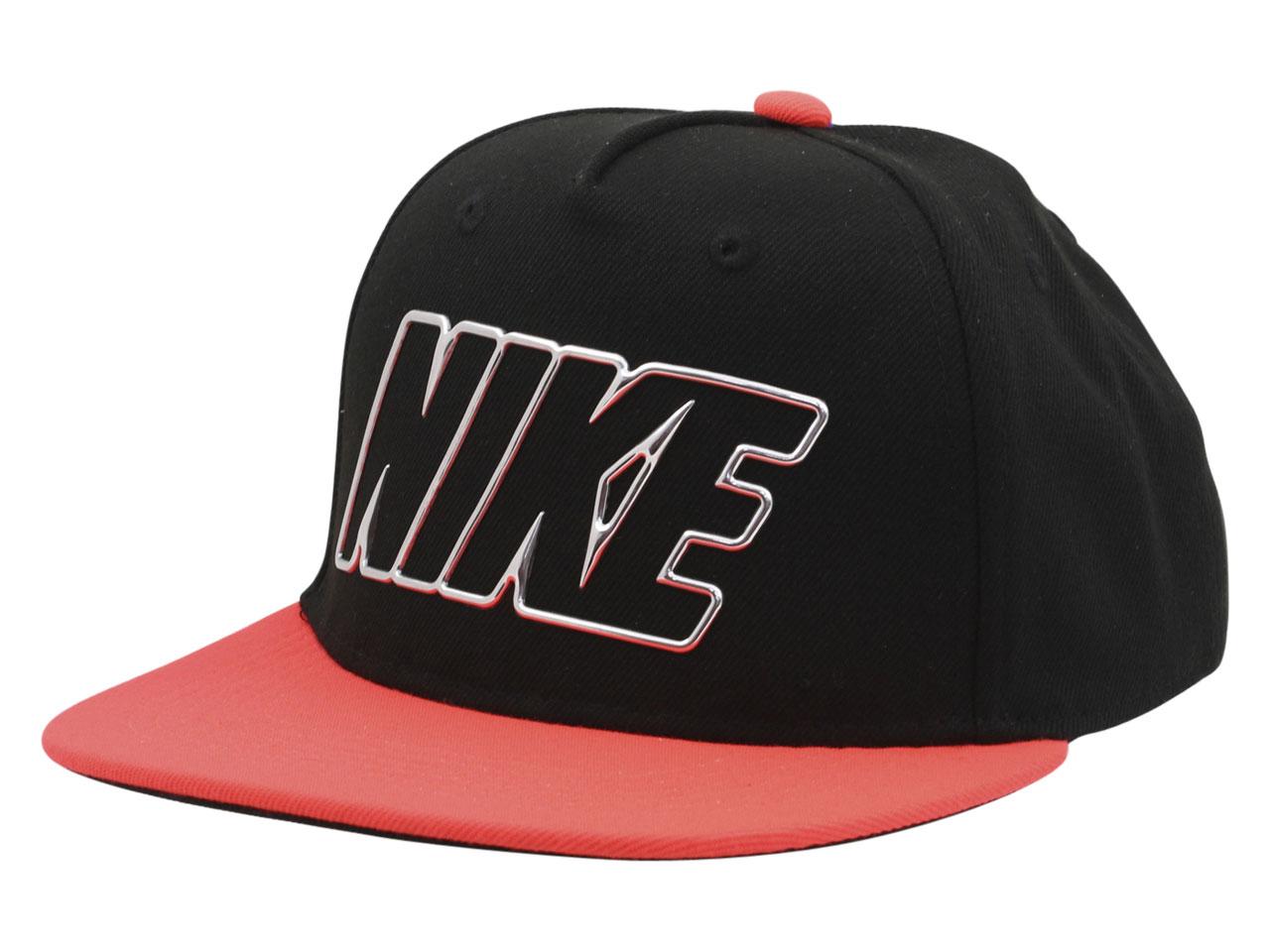Nike Little Boy's Crystal Club Snapback Baseball Cap Hat - Bright Crimson/Black - 4/7