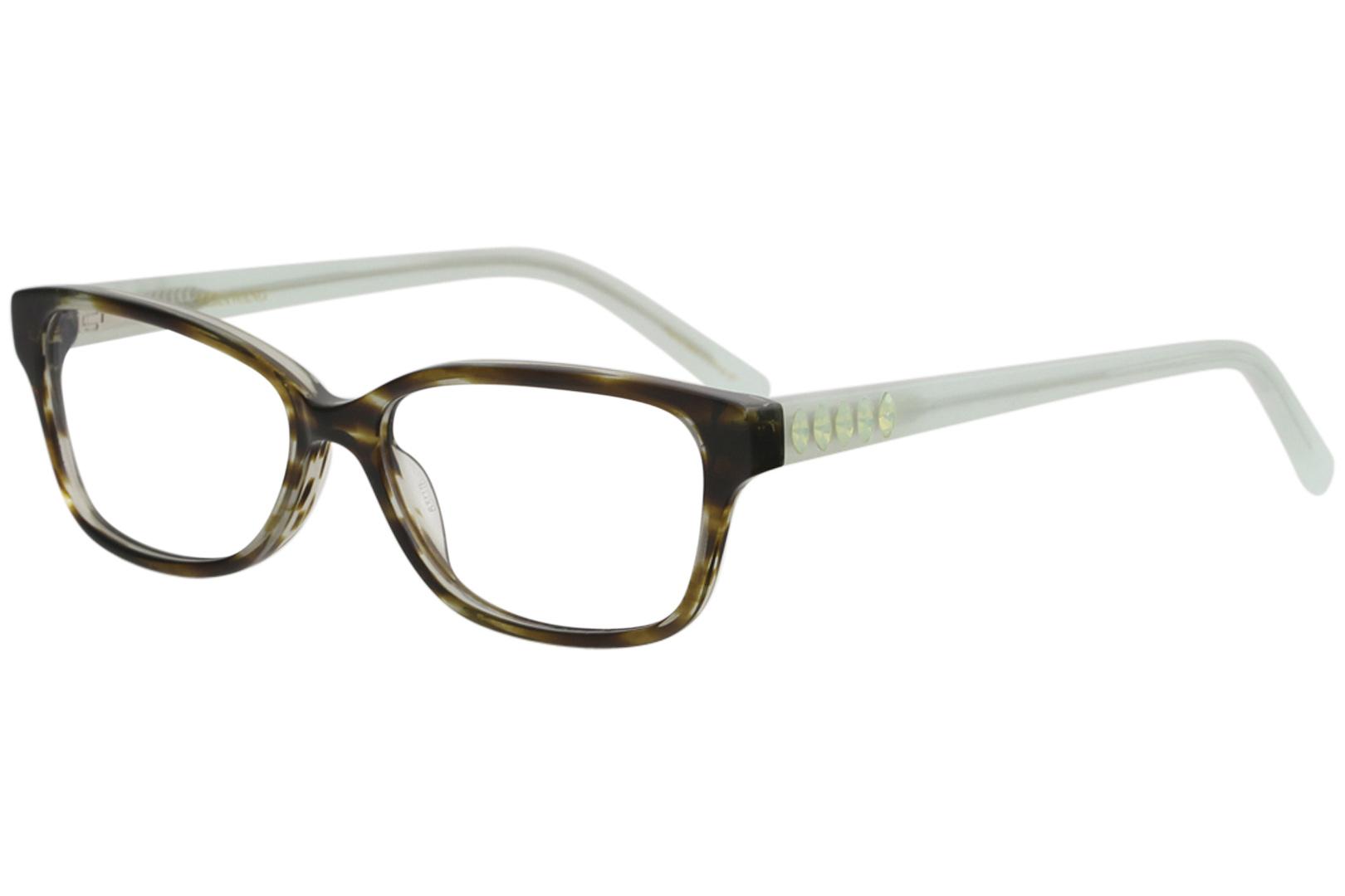 Vera Wang Eyeglasses Mella Full Rim Optical Frame - Spring Tortoise   SP/TO - Lens 53 Bridge 15 Temple 135mm