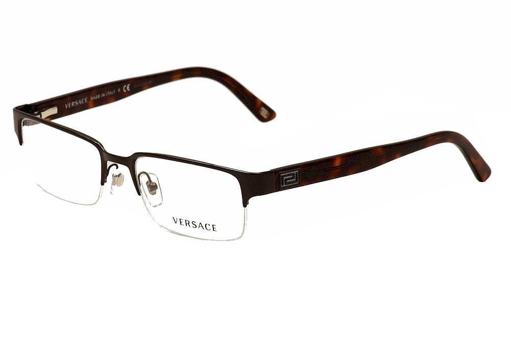 Versace Eyeglasses Ve1184 Ve 1184 Semi Rim Optical Frame