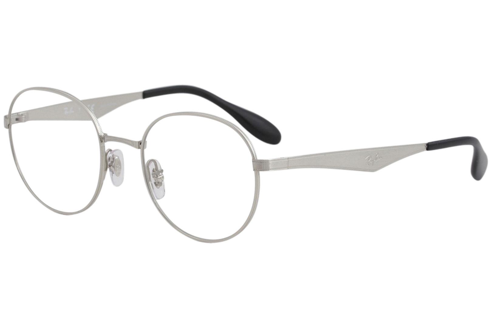 Ray Ban Men's Eyeglasses RX6343 RX/6343 RayBan Full Rim Optical Frame - Silver   2595 - Lens 50 Bridge 19 Temple 140mm