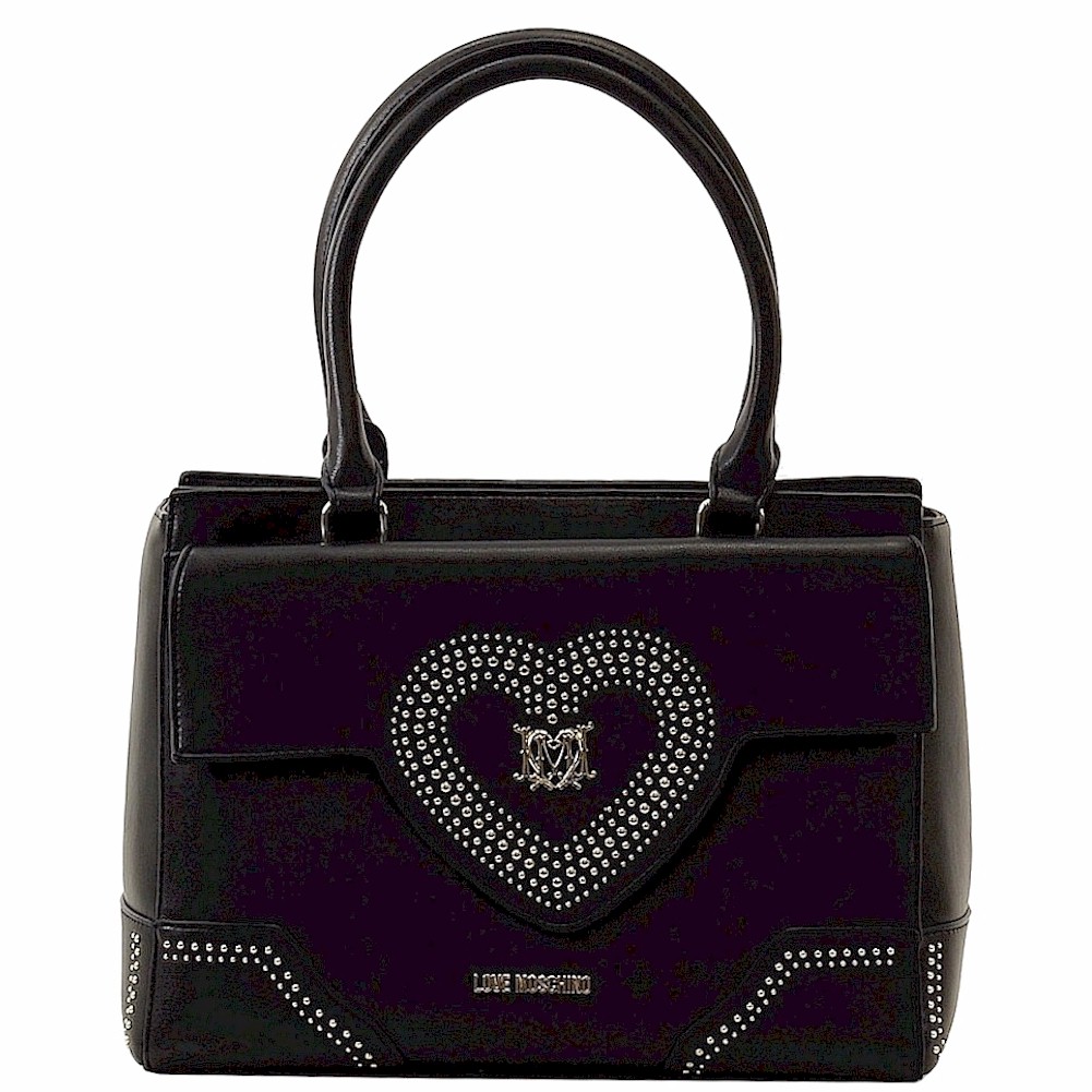Love Moschino Women S Heart Shoulder Satchel Handbag