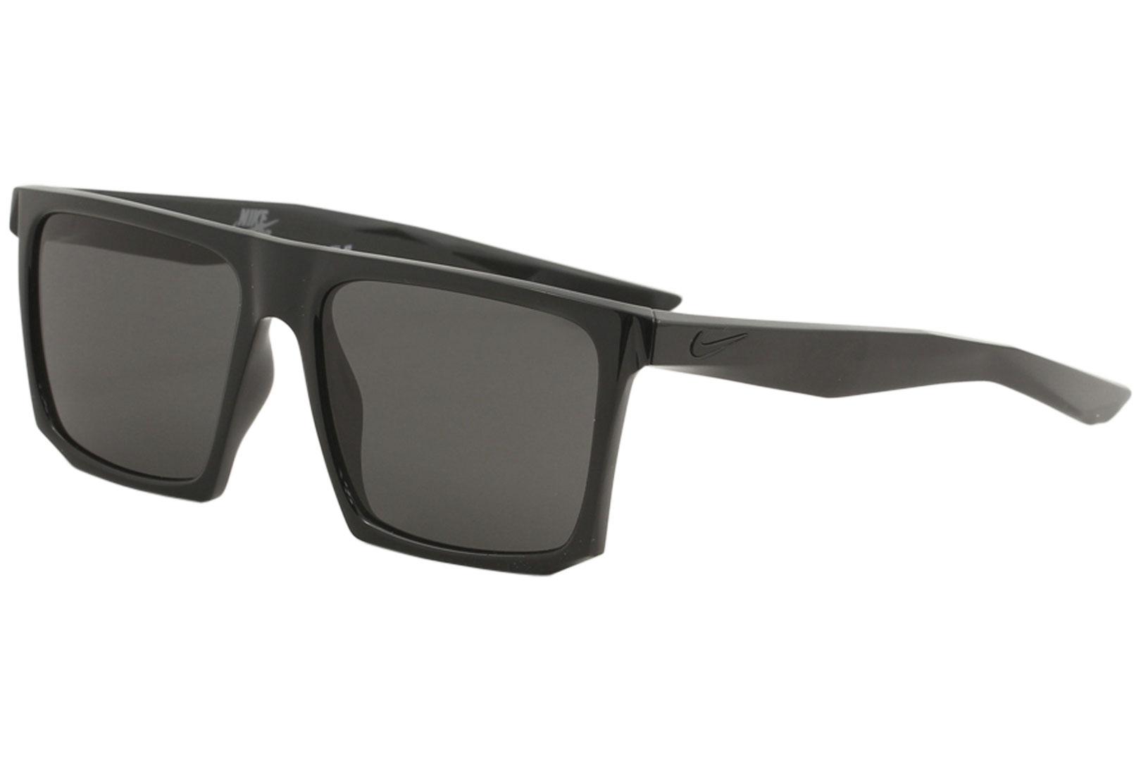 Nike SB Men's Ledge EV1058 EV/1058 Sport Square Sunglasses - Black/Dark Grey   001 - Lens 56 Bridge 16 Temple 145mm