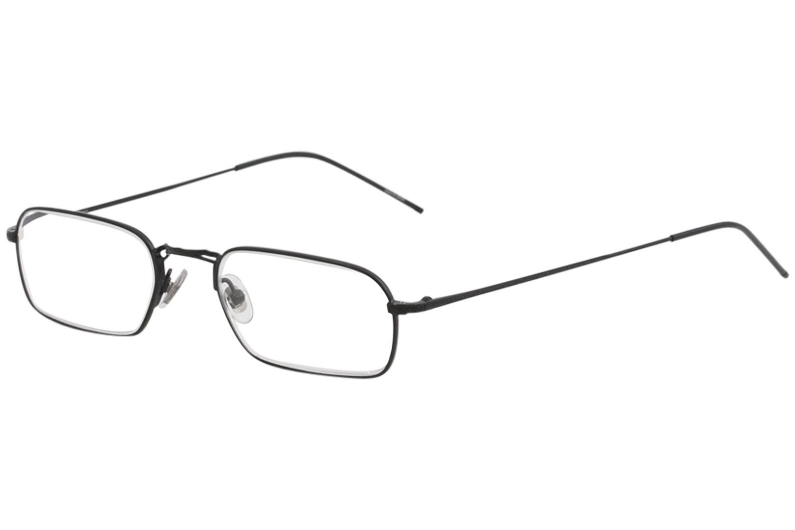 John Varvatos Men's Eyeglasses V126 V/126 Full Rim Reading Glasses - Black - Strength: +2.00; Lens 52 Bridge 19 Temple 145mm