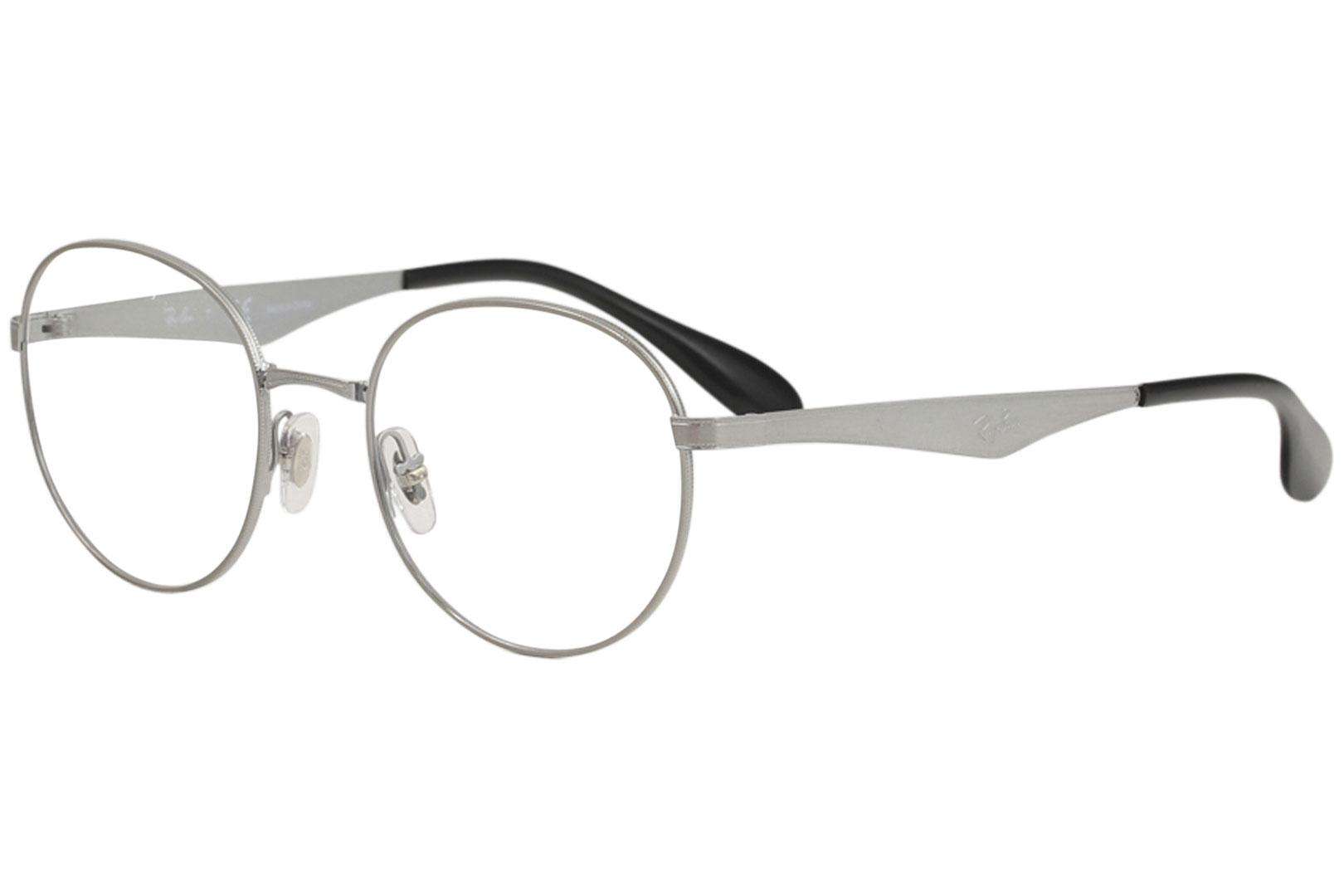 Ray Ban Men's Eyeglasses RX6343 RX/6343 RayBan Full Rim Optical Frame - Gunmetal   2553 - Lens 47 Bridge 19 B 43.8 ED 49.7 Temple 140mm