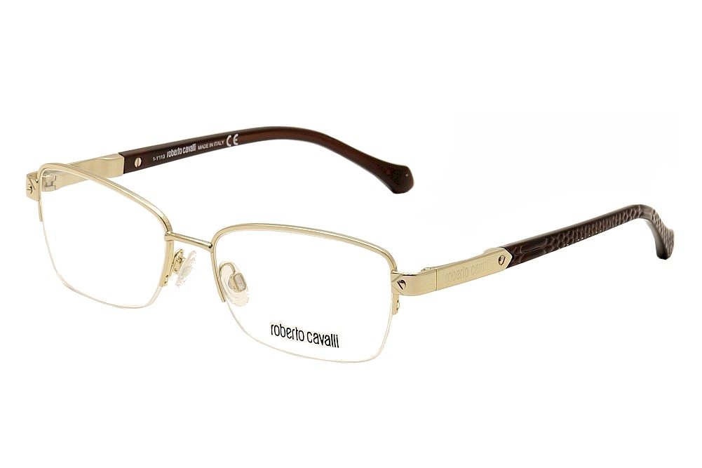Roberto Cavalli Women S Eyeglasses La Digue Rc0761 0761 Half Rim Optical Frame