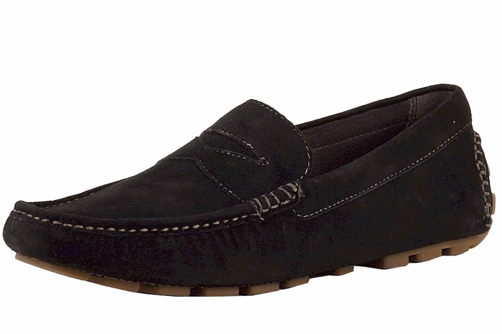 Donald J Pliner Men's Dekel BV Suede Fashion Driving Loafers Shoes - Black - 9