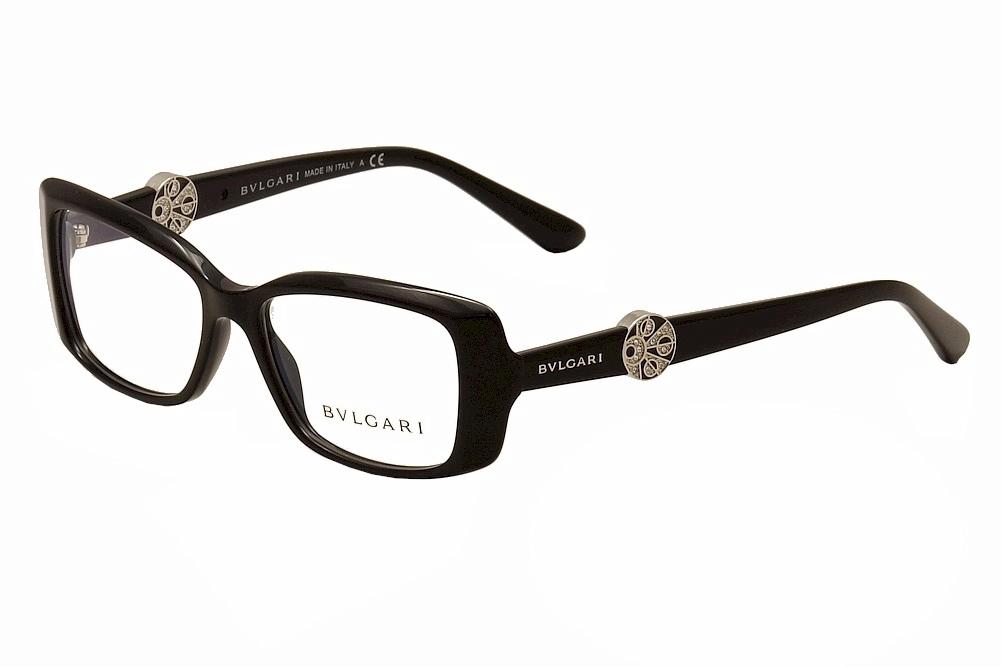 - Shiny Black   807 - Lens 52 Bridge 15 Temple 140mm -  Bvlgari