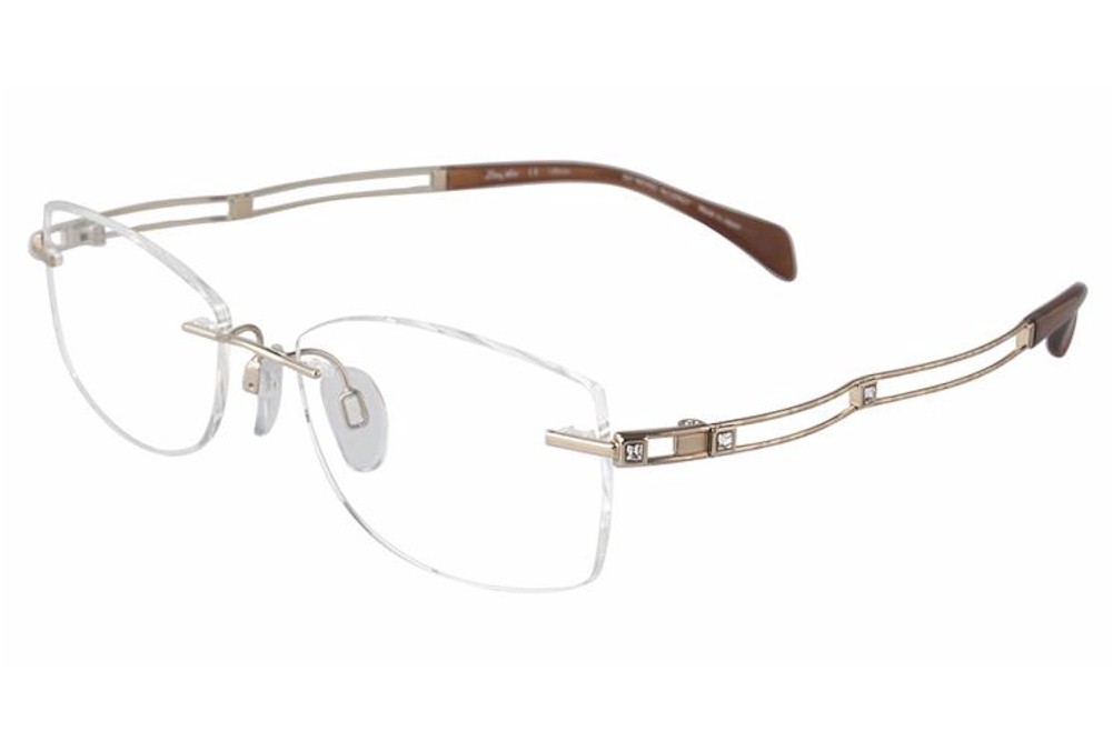 Charmant Line Art Women S Eyeglasses Xl2069 Xl 2069 Rimless Optical Frame
