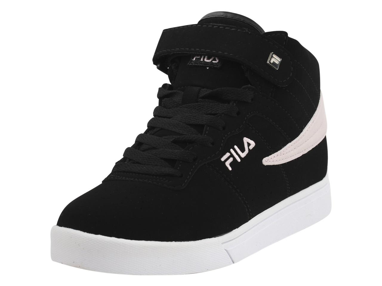 Fila Women's Vulc 13 MP Sneakers Shoes - Black/Chalk Pink/White - 10 B(M) US