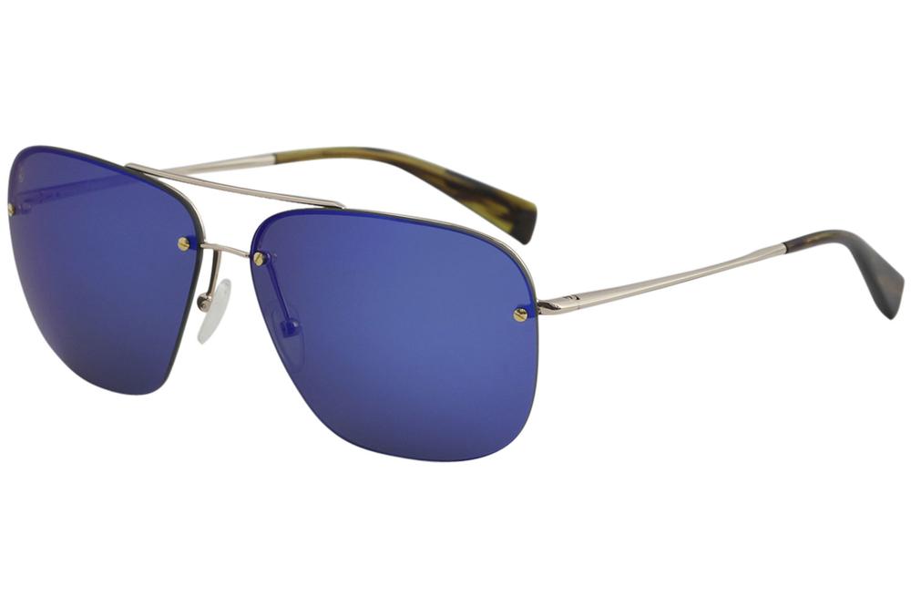 Kaenon Coronado 313 Polarized Fashion Pilot Sunglasses - Gold Tortoise/Pol Brown Blue Mirror   G12 - Lens 60 Bridge 13 B 46 Temple 139mm