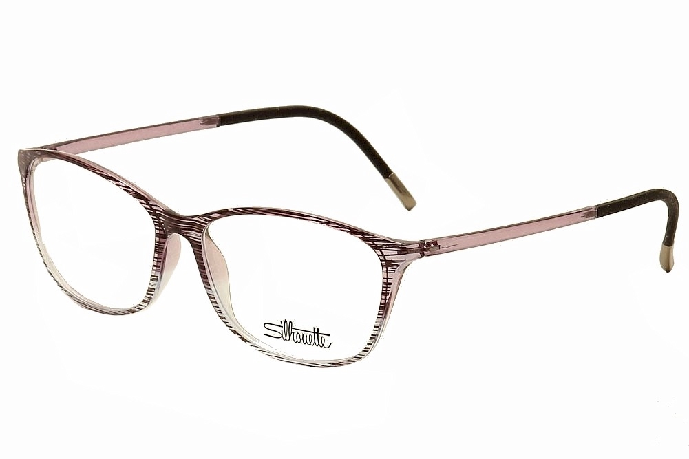 Silhouette Women's Eyeglasses SPX Illusion Shape 1563 Full Rim Optical Frame - Mauve Gradient   6050 - Lens 55 Bridge 15 Temple 130mm