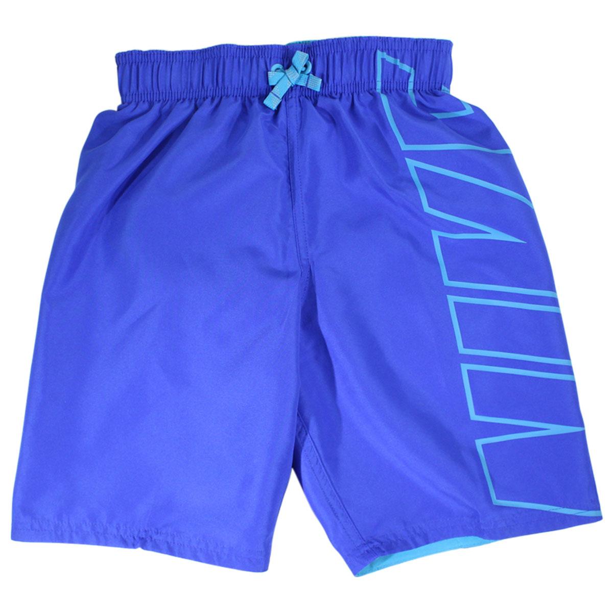 Big Boy's s Swimwear - Hyper Royal - Medium - Nike Logo Breaker 8 Inch Trunk