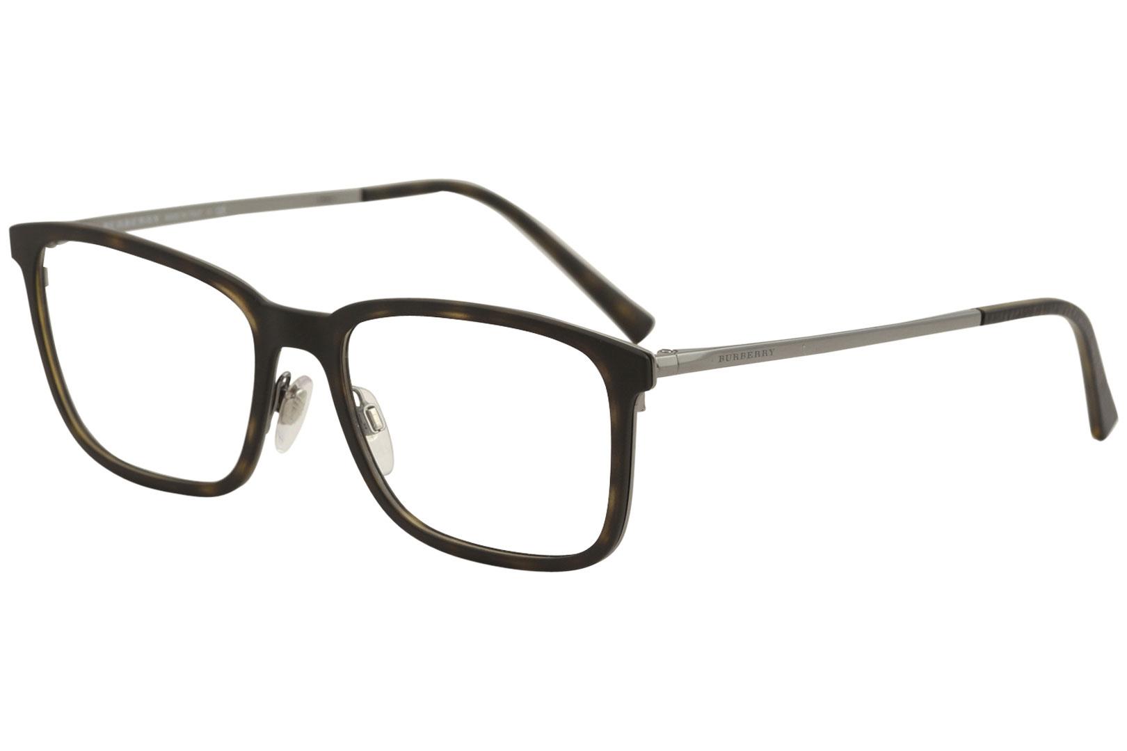 Burberry Men's Eyeglasses BE1315 B/1315 Full Rim Optical Frame - Matte Dark Havana   1008 - Lens 54 Bridge 17 Temple 145mm