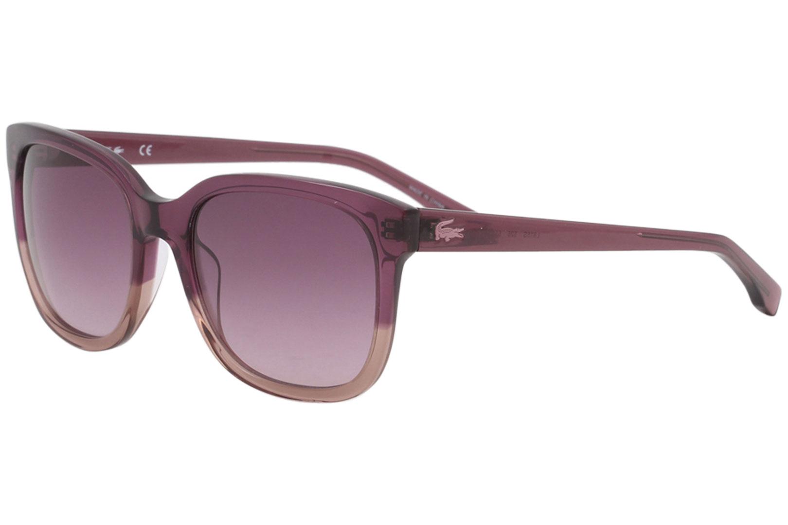 Lacoste Women's L815S L/815/S 526 Cyclamen Fashion Square Sunglasses 55mm - Cyclamen/Pink Gradient   526 - Lens 55 Bridge 19 Temple 140mm