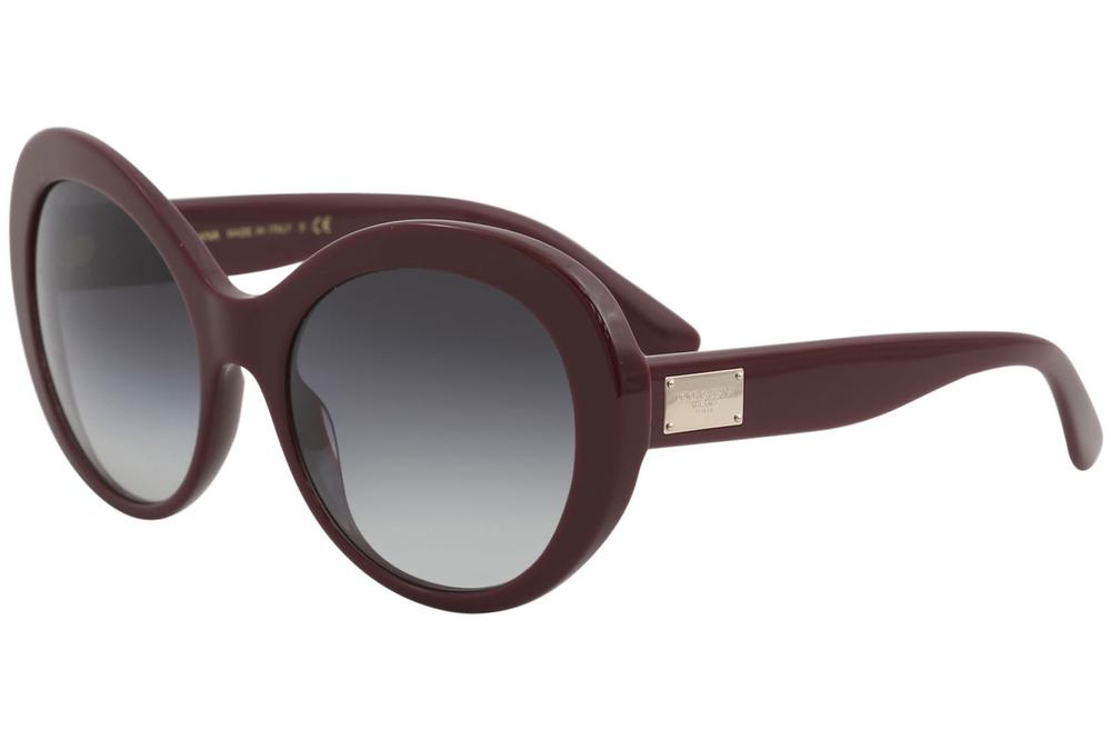 Dolce & Gabbana Woman's DG4295 DG/4295 Fashion Sunglasses - Bordeaux/Grey Gradient   3091/8G - Lens 57 Bridge 20 Temple 140mm