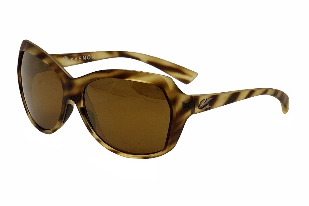 Kaenon Polarized Women's Shilo 215 Fashion Sunglasses - Driftwood/Silver/B12M Gold Mirror Polarized   06 - Lens 61 Bridge 16 Temple 127mm