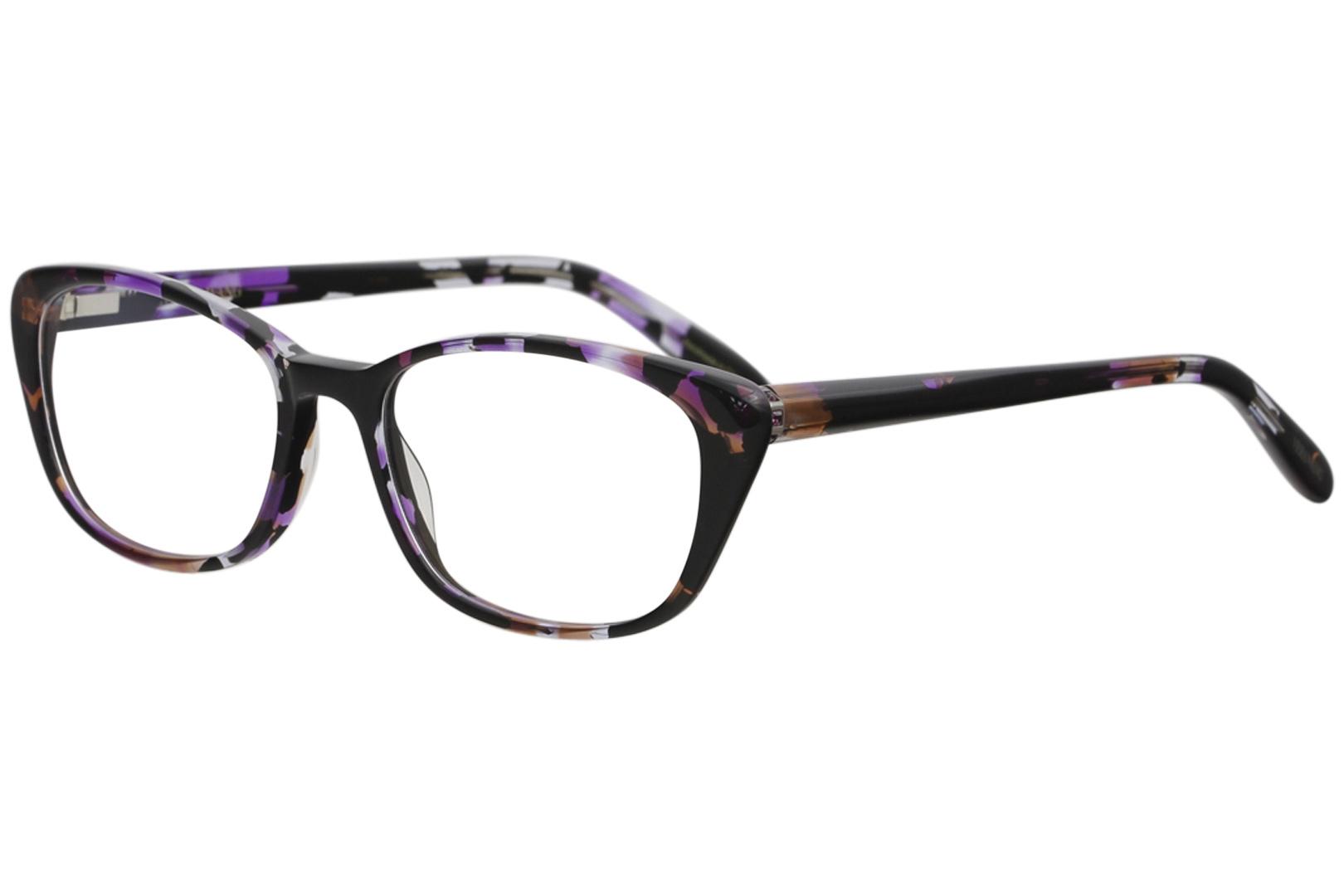 Vera Wang Eyeglasses Crysta Full Rim Optical Frame - Orchid   OR - Lens 51 Bridge 17 Temple 140mm