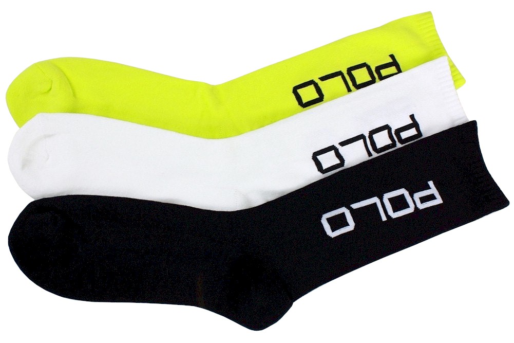 Polo Ralph Lauren Men's 3 Pairs Technical Crew Socks Sz: 10 13 Fits 6 12.5 - Black - 10 13 Fits 6 12.5 -  821123PK