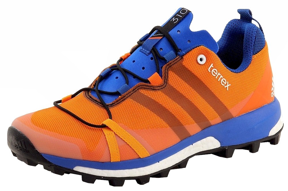 Adidas Men's Terrex Agravic Trail Running Sneakers Shoes - Orange - 8 D(M) US