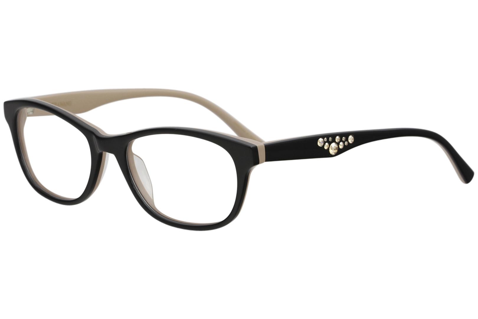 Women's Eyeglasses  Full Rim Optical Frame - Black - Lens 52 Bridge 17 Temple 135mm - Vera Wang Laene