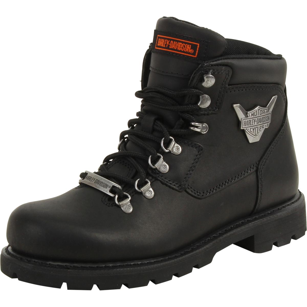 Harley Davidson Men's Glenmont Work Boots Shoes - Black - 9.5 D(M) US