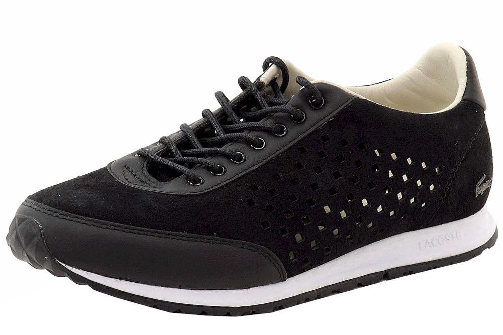 Lacoste Women's Helaine Runner 216 Fashion Sneakers Shoes - Black - 9 B(M) US