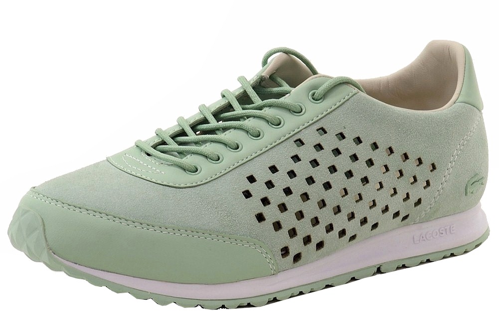 Lacoste Women's Helaine Runner 216 Fashion Sneakers Shoes - Green - 9 B(M) US