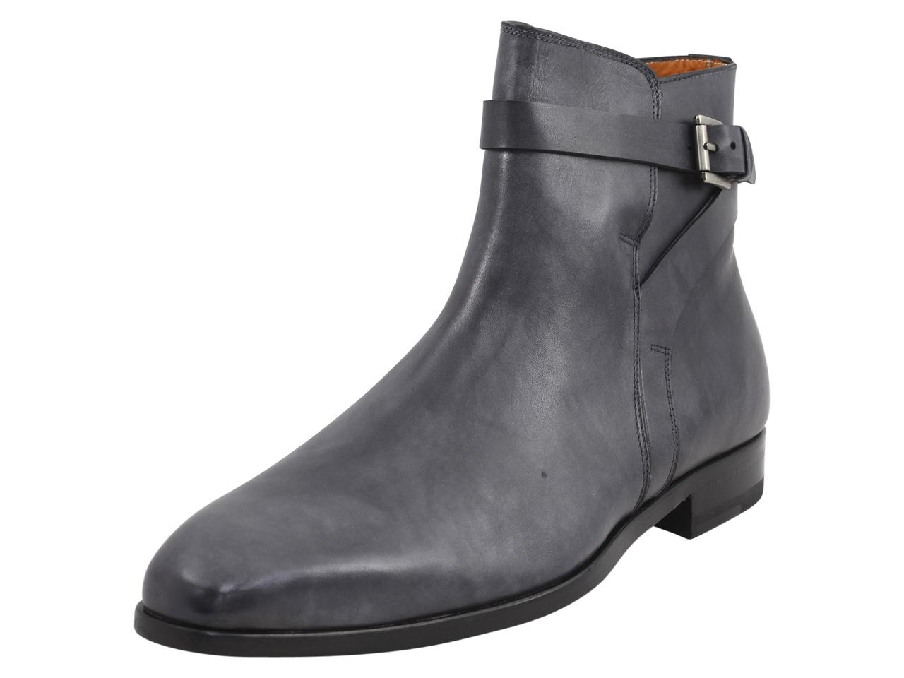 Mezlan Men's Viso Leather Ankle Boots Shoes - Black - 10 D(M) US