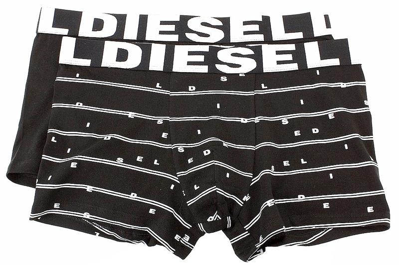 Diesel Men's Seasonal Edition Damien 2 Pc Boxer Trunk Underwear - Black - Small -  Damien; 00SMKX0AAMS