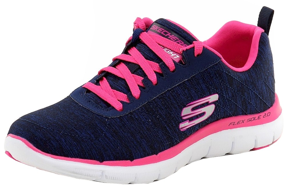 Skechers Women's Flex Appeal 2.0 Memory Foam Sneakers Shoes - Blue - 7 B(M) US -  Flex Appeal 2.0; 12753