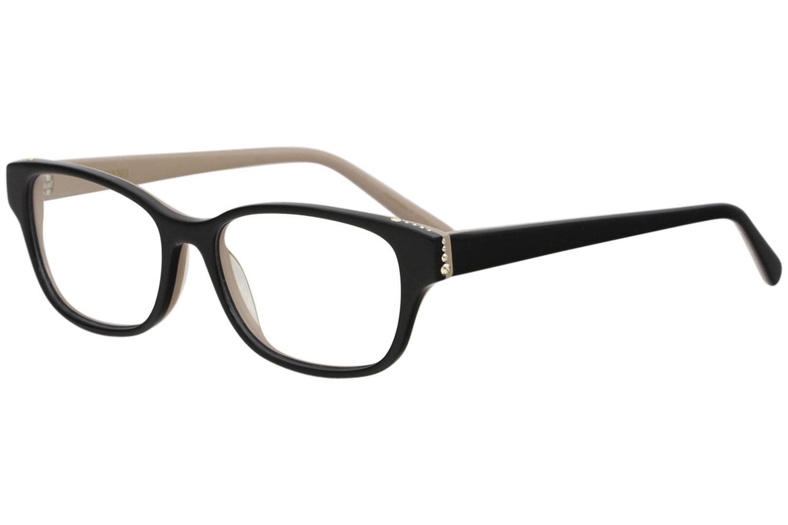 Eyeglasses  Full Rim Optical Frame - Black   BK - Lens 51 Bridge 15 Temple 135mm - Vera Wang Shandae