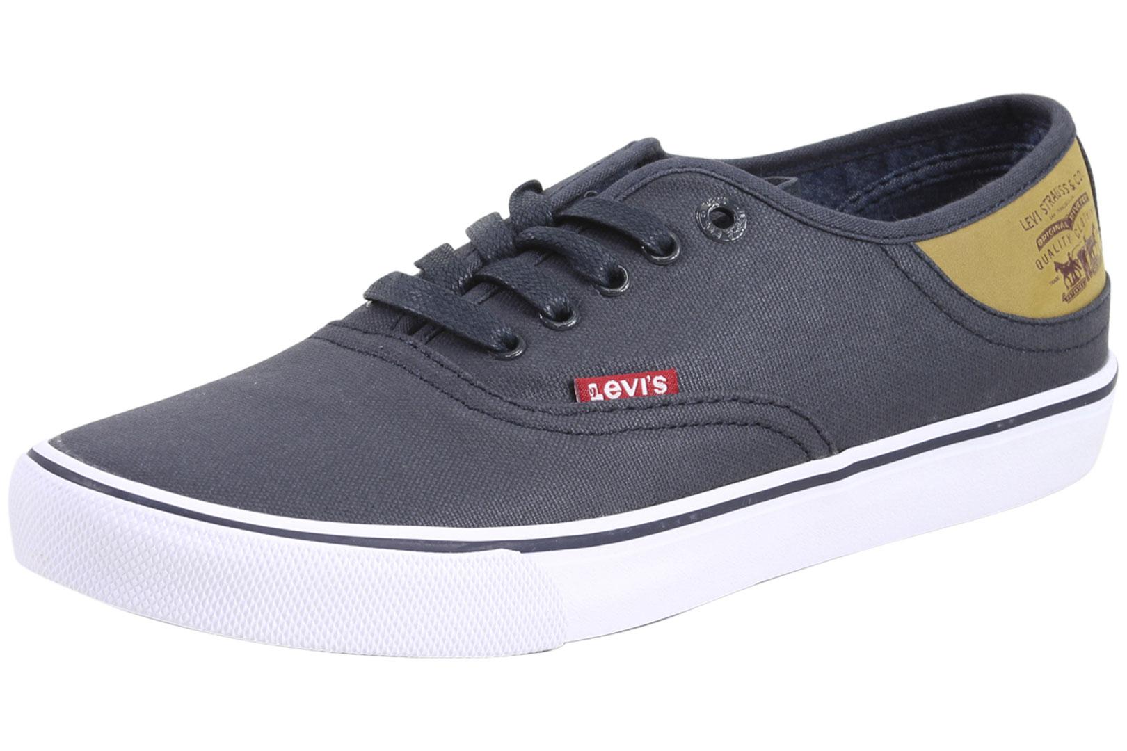 Levi's Men's Monterey Buck Sneakers Shoes - Navy/Brown - 10 D(M) US