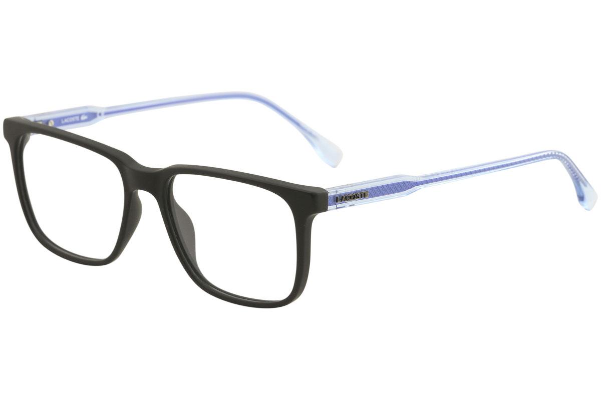 Lacoste Men's Eyeglasses L2810 L/2810 Full Rim Optical Frame - Matte Black   002 - Lens 55 Bridge 17 Temple 145mm