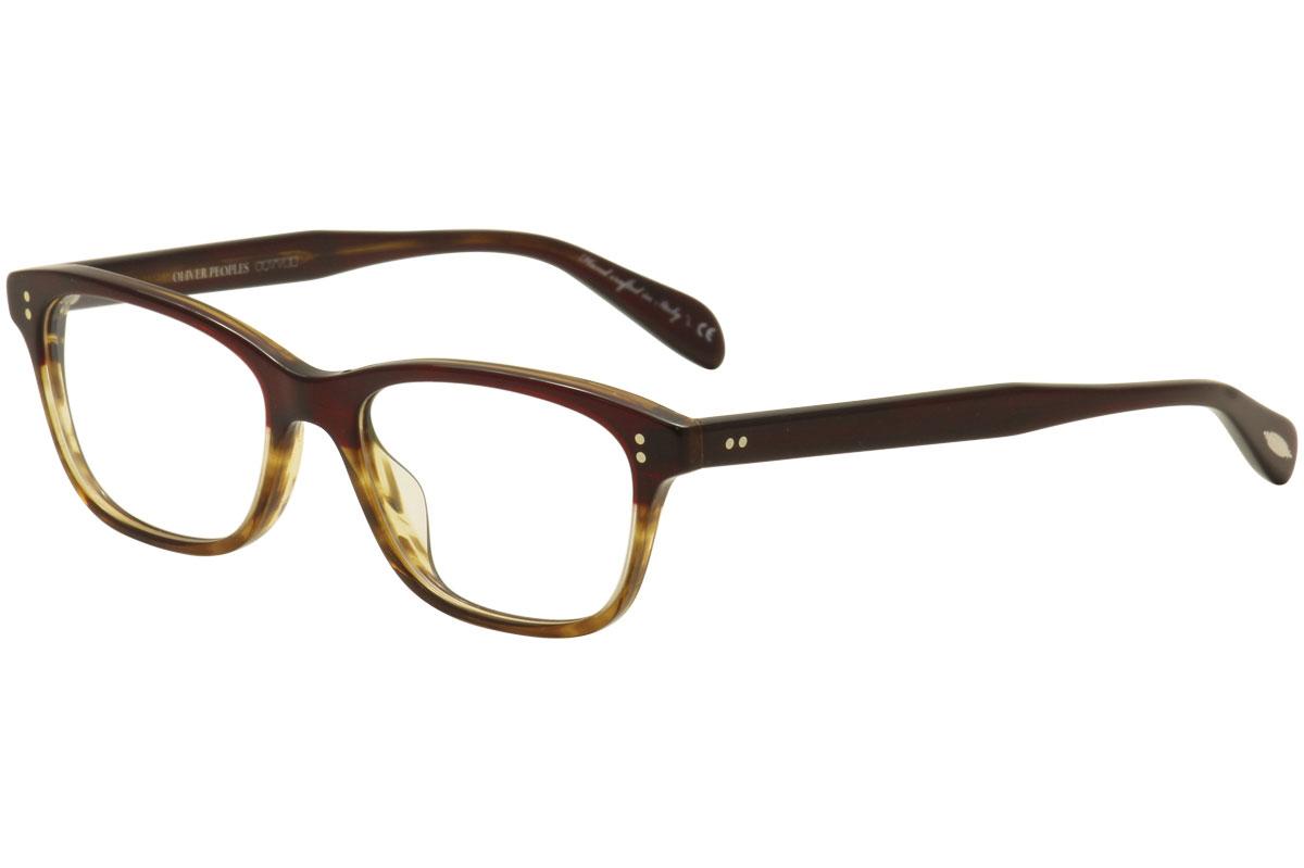 Oliver Peoples Women's Ashton OV5224 OV/5224  Full Rim Optical Frame - Bordeaux/Havana   1224 - Lens 52 Bridge 17 Temple 140mm