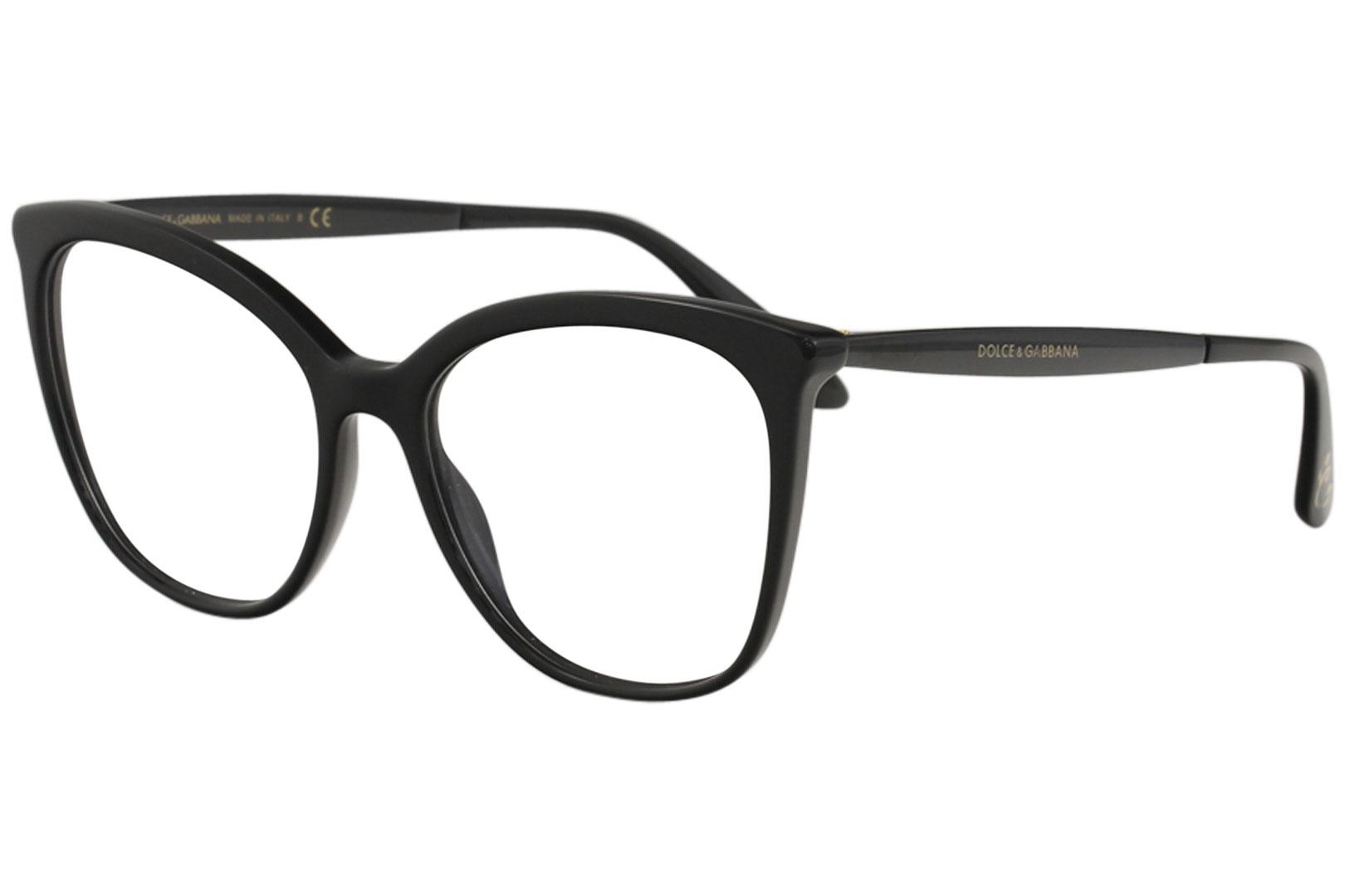 Dolce & Gabbana Women's Eyeglasses D&G DG3278 DG/3278 Full Rim Optical Frame - Black   501 - Lens 54 Bridge 17 B 47.1 ED 60.8 Temple 140mm