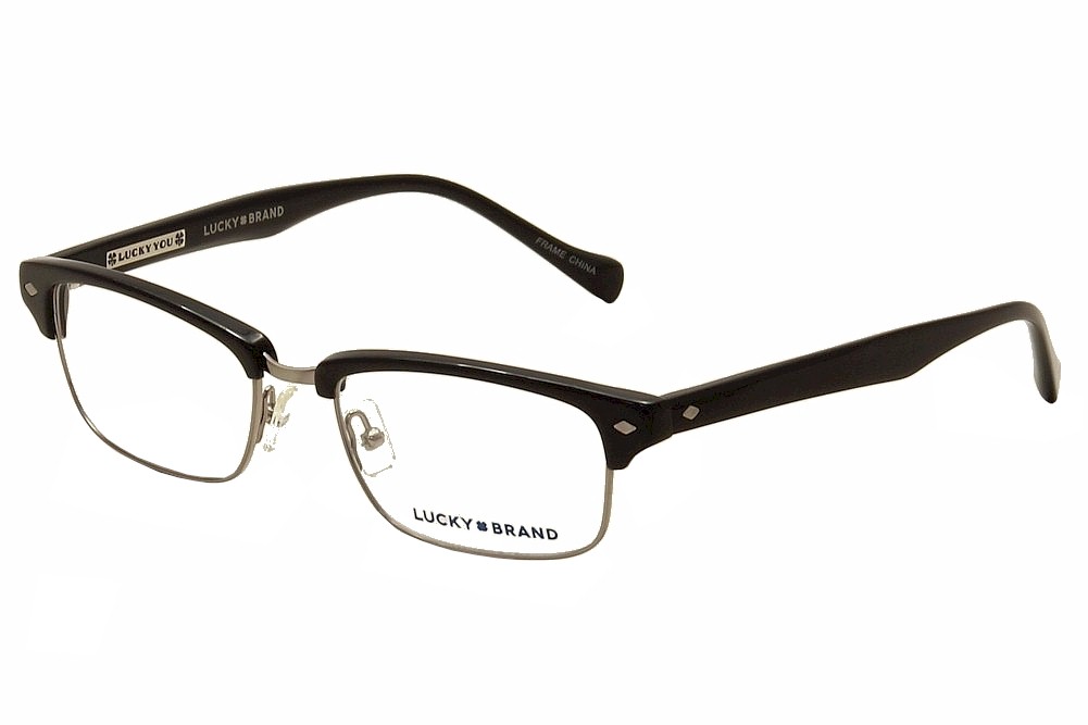 Lucky Brand Emery Eyeglasses Black Optical Frame