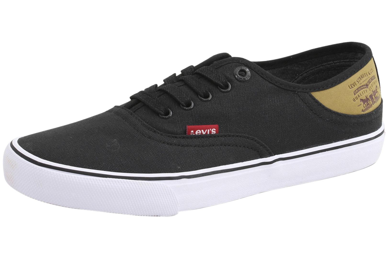 Levi's Men's Monterey Buck Sneakers Shoes - Black/Brown - 9.5 D(M) US